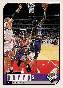1998-99 UD Choice #82 Elliot Perry Front