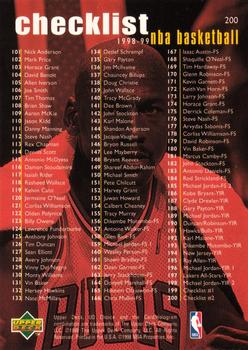1998-99 UD Choice #200 Michael Jordan Back