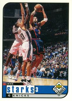 1998-99 UD Choice #97 John Starks Front