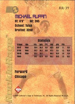 1999 Collector's Edge Rookie Rage #RR-39 Michael Ruffin Back