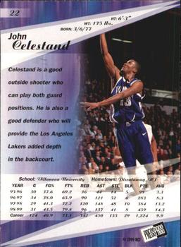 1999 Press Pass SE #22 John Celestand Back