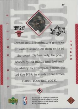 1999 Upper Deck Michael Jordan Athlete of the Century #10 Michael Jordan Back