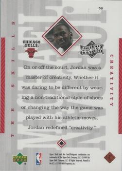 1999 Upper Deck Michael Jordan Athlete of the Century #58 Michael Jordan Back