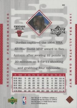 1999 Upper Deck Michael Jordan Athlete of the Century #65 Michael Jordan Back