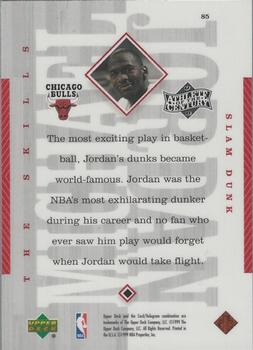 1999 Upper Deck Michael Jordan Athlete of the Century #85 Michael Jordan Back