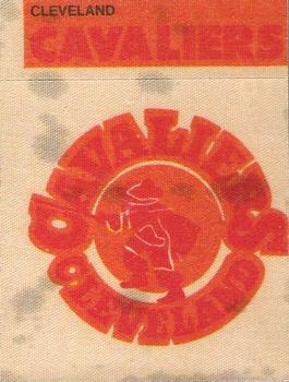 1974 Fleer Cloth Patch Team Stickers #NNO Cleveland Cavaliers Front