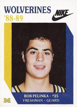 1988-89 Michigan Wolverines #NNO Rob Pelinka Front