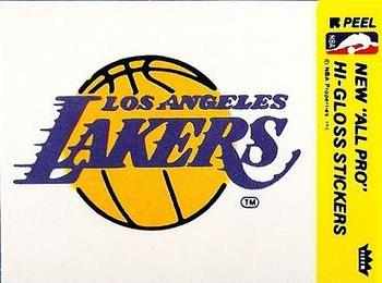 1976-77 Fleer NBA Team Stickers #NNO Los Angeles Lakers Logo Front