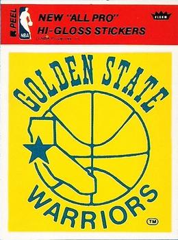 1976-77 Fleer NBA Team Stickers #NNO Golden State Warriors Logo Front