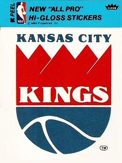 1977-78 Fleer NBA Team Stickers #NNO Kansas City Kings Logo Front