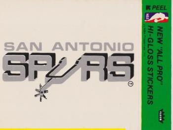 1978-79 Fleer NBA Team Stickers #NNO San Antonio Spurs Logo Front