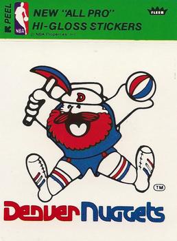 1978-79 Fleer NBA Team Stickers #NNO Denver Nuggets Logo Front