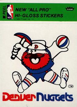 1978-79 Fleer NBA Team Stickers #NNO Denver Nuggets Logo Front