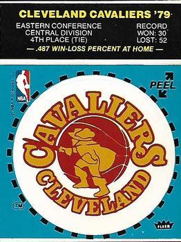 1979-80 Fleer NBA Team Stickers #NNO Cleveland Cavaliers Logo (Blue) Front