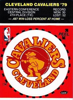 1979-80 Fleer NBA Team Stickers #NNO Cleveland Cavaliers Logo (Red) Front