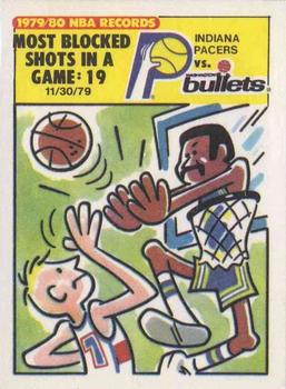 1980-81 Fleer NBA Team Stickers #NNO Milwaukee Bucks Logo (Blue) Back