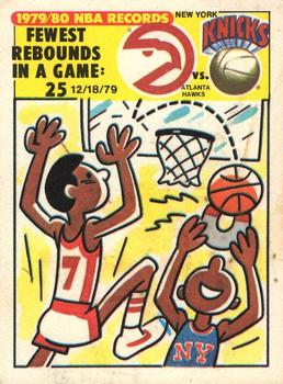 1980-81 Fleer NBA Team Stickers #NNO New Jersey Nets Logo (Red) Back