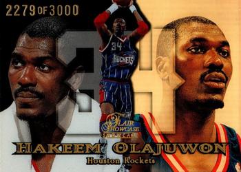 1998-99 Flair Showcase - Flair Showcase Row 1 #45 Hakeem Olajuwon Front