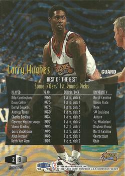 1998-99 Flair Showcase - Flair Showcase Row 2 #19 Larry Hughes Back