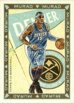 2008-09 Topps T-51 Murad #12 Carmelo Anthony Front