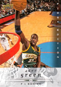 2008-09 Upper Deck First Edition #176 Jeff Green Front