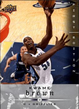 2008-09 Upper Deck First Edition #91 Kwame Brown Front