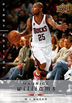 2008-09 Upper Deck First Edition #104 Maurice Williams Front