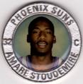 2005 Hardwood Heroes NBA Medallions #NNO Amare Stoudemire Front