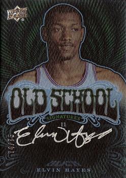 2013-14 Upper Deck Black - Old School Signatures #OS-EH Elvin Hayes Front