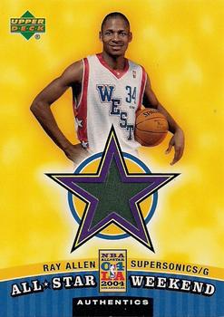 2004-05 Upper Deck - All-Star Weekend Authentics #ASW-AL Ray Allen Front