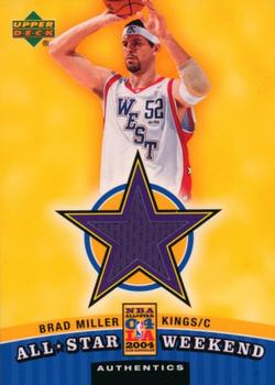 2004-05 Upper Deck - All-Star Weekend Authentics #ASW-BM Brad Miller Front