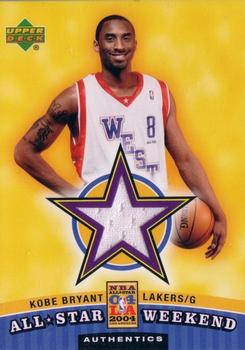 2004-05 Upper Deck - All-Star Weekend Authentics #ASW-KB Kobe Bryant Front