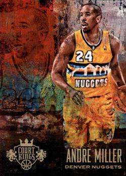 2013-14 Panini Court Kings - Gold #86 Andre Miller Front