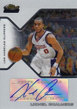 2004-05 Finest #179 Lionel Chalmers Front