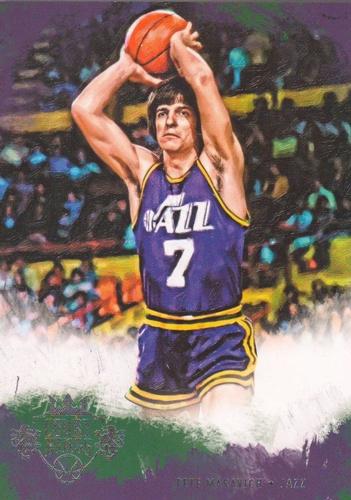 2013-14 Panini Court Kings - 5x7 Box Toppers #46 Pete Maravich Front