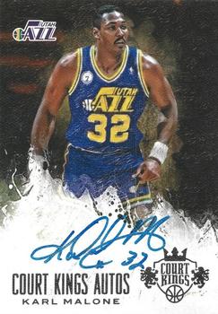 2013-14 Panini Court Kings - Autographs #19 Karl Malone Front