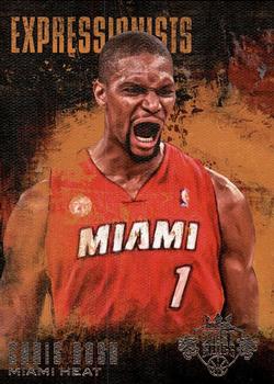 2013-14 Panini Court Kings - Expressionists #4 Chris Bosh Front