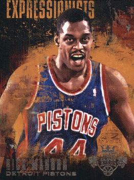 2013-14 Panini Court Kings - Expressionists #17 Rick Mahorn Front