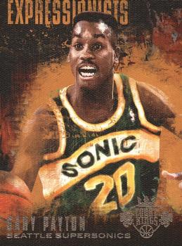 2013-14 Panini Court Kings - Expressionists #26 Gary Payton Front