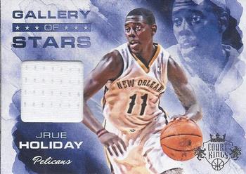 2013-14 Panini Court Kings - Gallery of Stars Jerseys #12 Jrue Holiday Front