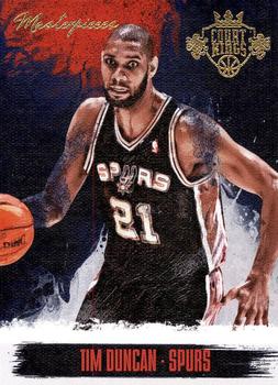 2013-14 Panini Court Kings - Masterpieces #14 Tim Duncan Front