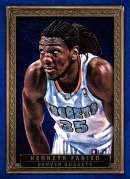 2013-14 Panini Court Kings - Portraits Blue Frame #27 Kenneth Faried Front