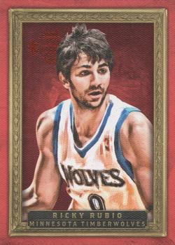 2013-14 Panini Court Kings - Portraits Red Frame #11 Ricky Rubio Front