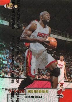 1999-00 Finest - Refractors #138 Alonzo Mourning Front