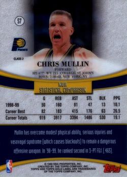 1999-00 Topps Gold Label - Class 2 #57 Chris Mullin Back
