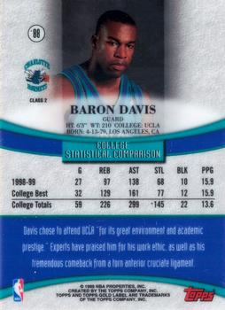 1999-00 Topps Gold Label - Class 2 #88 Baron Davis Back