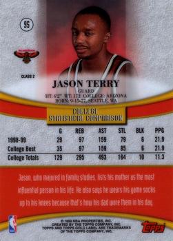 1999-00 Topps Gold Label - Class 2 #95 Jason Terry Back