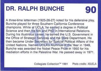 1991 Collegiate Collection UCLA #90 Dr. Ralph Bunche Back