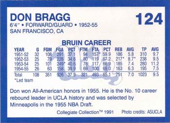 1991 Collegiate Collection UCLA #124 Don Bragg Back