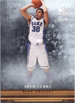2013-14 SP Authentic - Canvas Collection #CC-36 Seth Curry Front